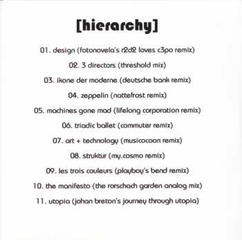 3CD/Set di cofanetti Metroland: Triadic Ballet LTD