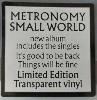 LP Metronomy: Small World LTD | CLR