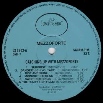 2LP Mezzoforte: Catching Up With Mezzoforte (Early Recordings) LTD