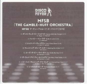 CD MFSB: MFSB, The Gamble - Huff Orchestra LTD
