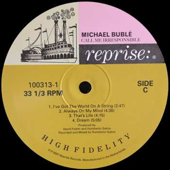 2LP Michael Bublé: Call Me Irresponsible