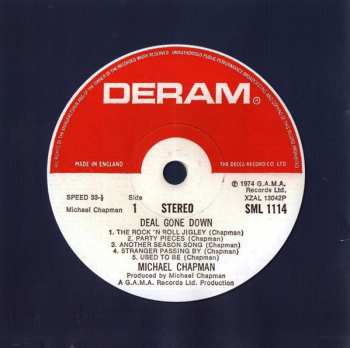 CD Michael Chapman: Deal Gone Down