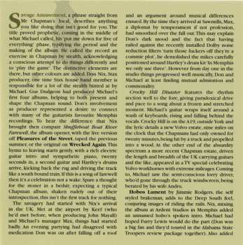 CD Michael Chapman: Savage Amusement DLX