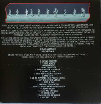 CD Michael Giacchino: Rogue One (A Star Wars Story)
