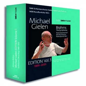 5CD/Set di cofanetti Johannes Brahms: Brahms The Symphonies, Piano Concerto No.1, Double Concerto, Piano Quartet No.1