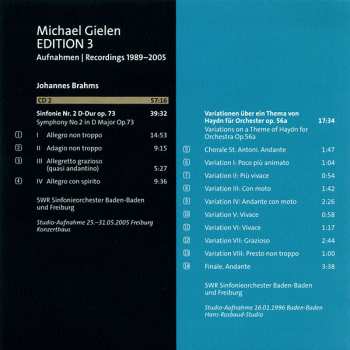 5CD/Set di cofanetti Johannes Brahms: Brahms The Symphonies, Piano Concerto No.1, Double Concerto, Piano Quartet No.1