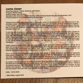 CD Michael Harley: Come Closer