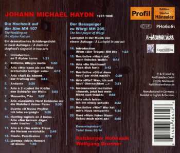 CD Michael Haydn: Die Hochzeit Auf Der Alm; Der Bassgeiger Zu Wörgl