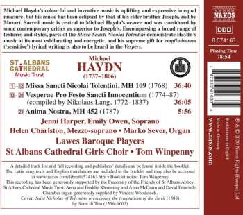 CD Michael Haydn: Missa Sancti Nicolai Tolentini