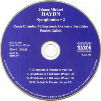 CD Komorní Filharmonie Pardubice: Symphonies • 2