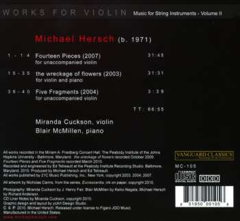 CD Michael Hersch: The Wreckage of Flowers