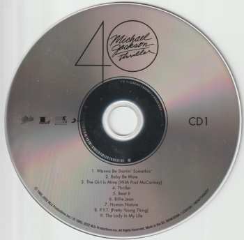 2CD Michael Jackson: Thriller 40