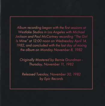 2CD Michael Jackson: Thriller 40