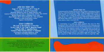 CD Michael Nyman: And Do They Do / Zoo Caprices