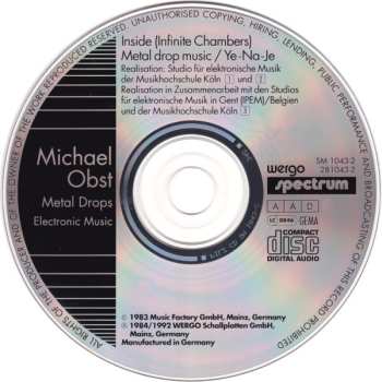 CD Michael Obst: Metal Drops
