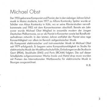 CD Michael Obst: Metal Drops