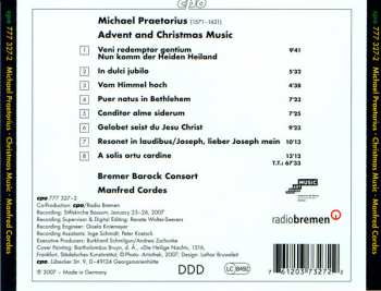 CD Michael Praetorius: Puer Natus In Bethlehem (Advent And Christmas Music)