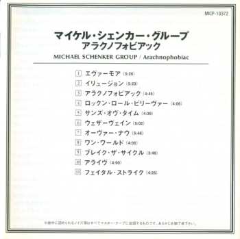 CD The Michael Schenker Group: Arachnophobiac
