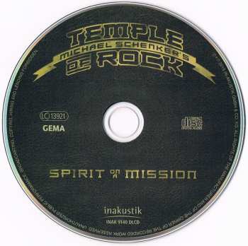 CD/DVD Michael Schenker's Temple Of Rock: Spirit On A Mission DLX