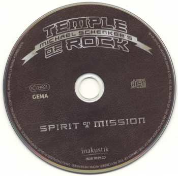 CD Michael Schenker's Temple Of Rock: Spirit On A Mission