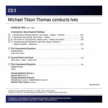 4CD/Set di cofanetti The Chicago Symphony Orchestra: Michael Tilson Thomas Conducts Ives