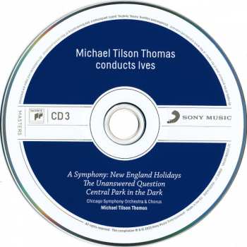 4CD/Set di cofanetti The Chicago Symphony Orchestra: Michael Tilson Thomas Conducts Ives