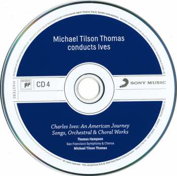 4CD/Set di cofanetti The Chicago Symphony Orchestra: Michael Tilson Thomas Conducts Ives