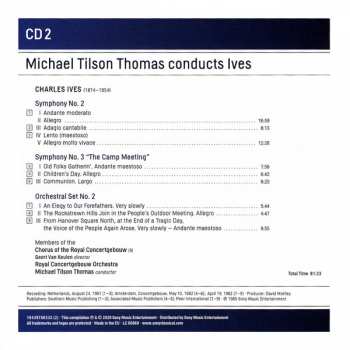4CD/Set di cofanetti The Chicago Symphony Orchestra: Michael Tilson Thomas Conducts Ives