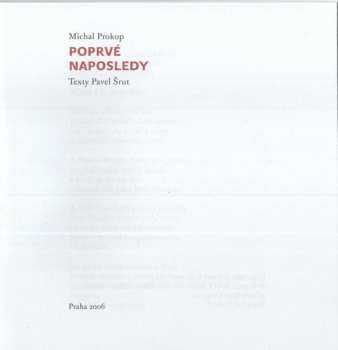CD Michal Prokop: Poprvé Naposledy