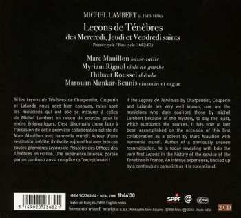 2CD Myriam Rignol: Leçons de Ténèbres