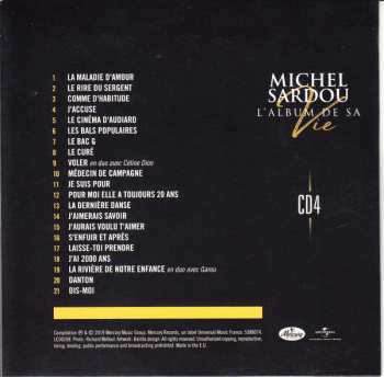 5CD/Set di cofanetti Michel Sardou: L'album De Sa Vie