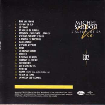 5CD/Set di cofanetti Michel Sardou: L'album De Sa Vie