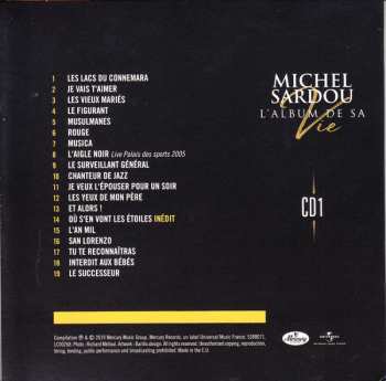 5CD/Set di cofanetti Michel Sardou: L'album De Sa Vie