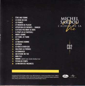 5CD/Set di cofanetti Michel Sardou: L'album De Sa Vie