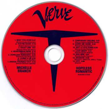 CD Michelle Branch: Hopeless Romantic