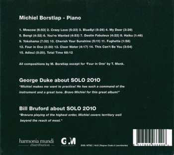 CD/DVD Michiel Borstlap: Solo 2010