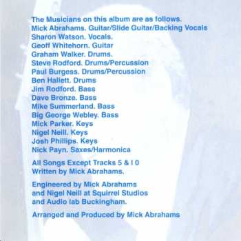 CD Mick Abrahams: How Many Times