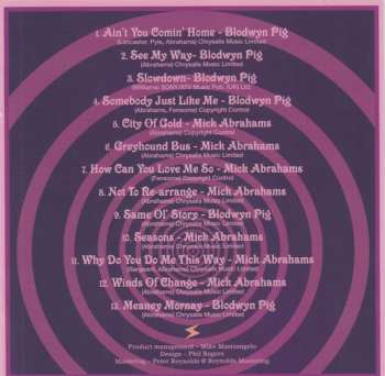 CD Blodwyn Pig: Radio Sessions 69 To 71
