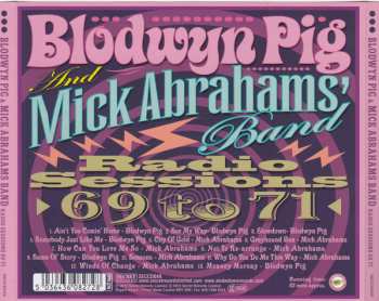 CD Blodwyn Pig: Radio Sessions 69 To 71