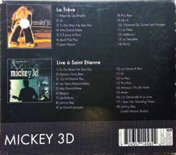 2CD/Set di cofanetti Mickey 3D: La Trêve  / Live À Saint Etienne