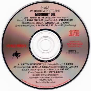 CD Midnight Oil: Place Without A Postcard