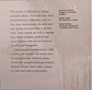 CD Midori: Bali - Reflections Of A Tranquil Paradise