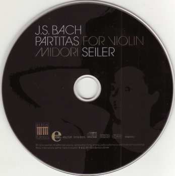 CD Johann Sebastian Bach: Partitas For Violin