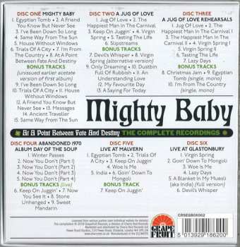 6CD/Set di cofanetti Mighty Baby: At A Point Between Fate And Destiny (The Complete Recordings)