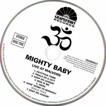 6CD/Set di cofanetti Mighty Baby: At A Point Between Fate And Destiny (The Complete Recordings)