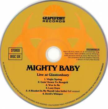 6CD/Set di cofanetti Mighty Baby: At A Point Between Fate And Destiny (The Complete Recordings)