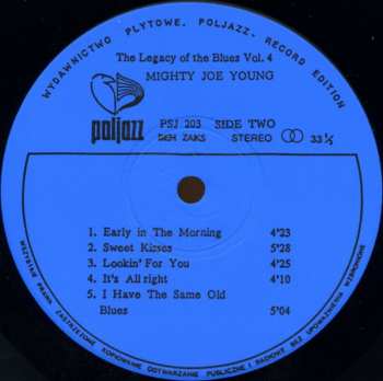 LP Mighty Joe Young: The Legacy Of The Blues Vol. 4