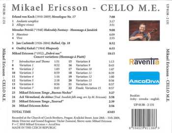 CD Mikael Ericsson: Cello M.E.