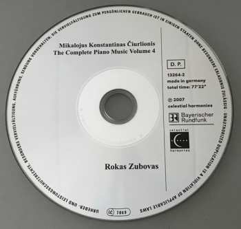 5CD/Set di cofanetti Mikalojus Konstantinas Ciurlionis: The Complete Piano Music
