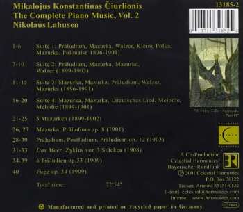 CD Mikalojus Konstantinas Ciurlionis: The Complete Piano Music Volume 2